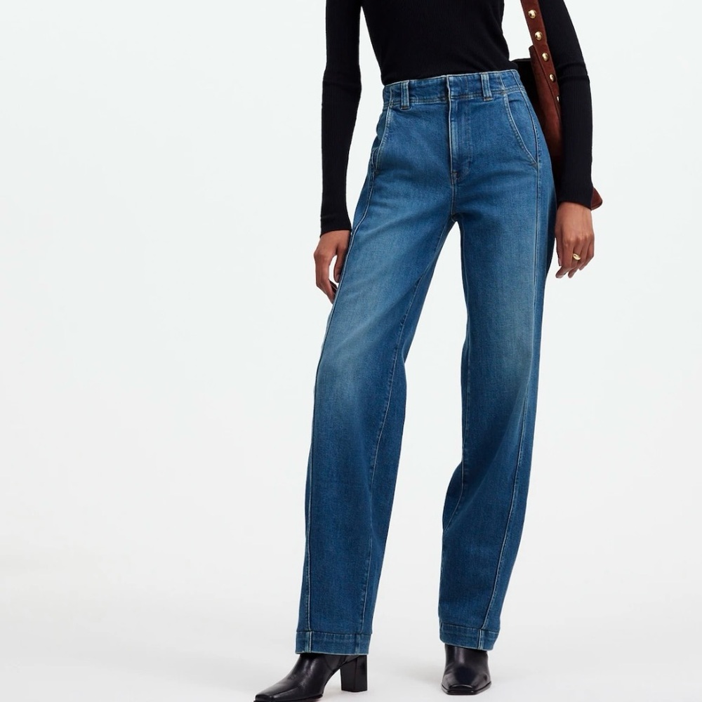 Madewell Tapered Denim Trousers Size 26